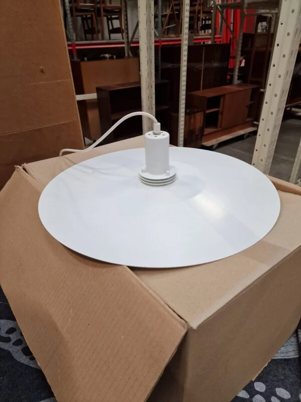 Hvid pendel, Ø50 cm
