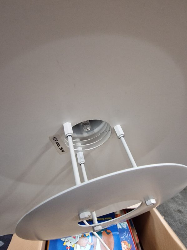 Pendel, hvid, Ø50 cm