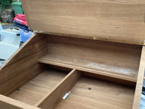Trip Trap Trip Trap Skrivepult, teak, væghængt — billede 4