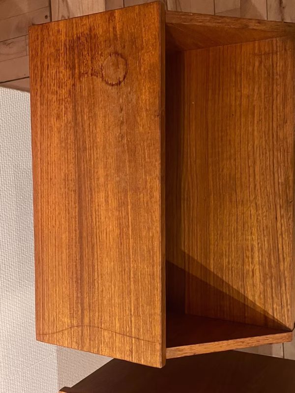 Sæt natborde, teak