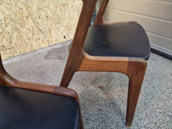 Anderstrup møbelfabrik, T21 / Fire Chair af Kai Kristiansen To spisestole i teak af Anderstrup møbelfabrik, T21 / Fire Chair af Kai Kristiansen — billede 6