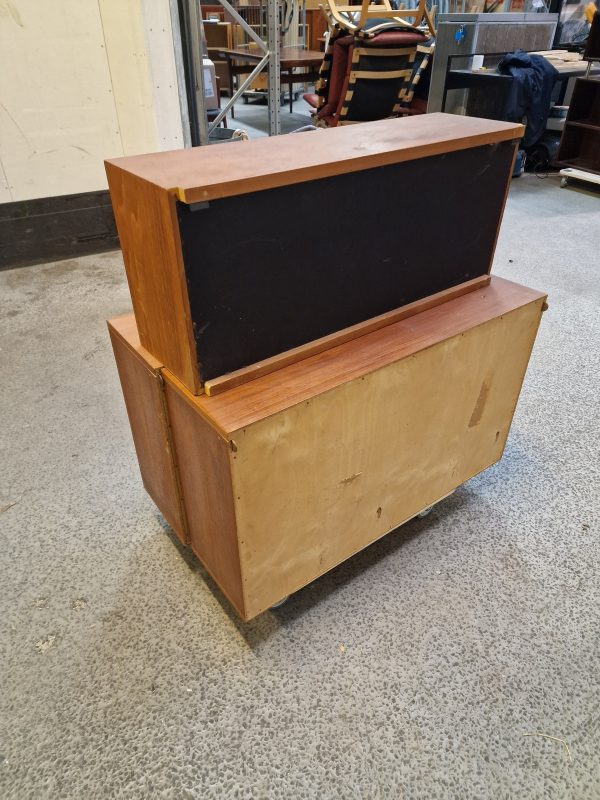 Vitrine, 3 stk, teak