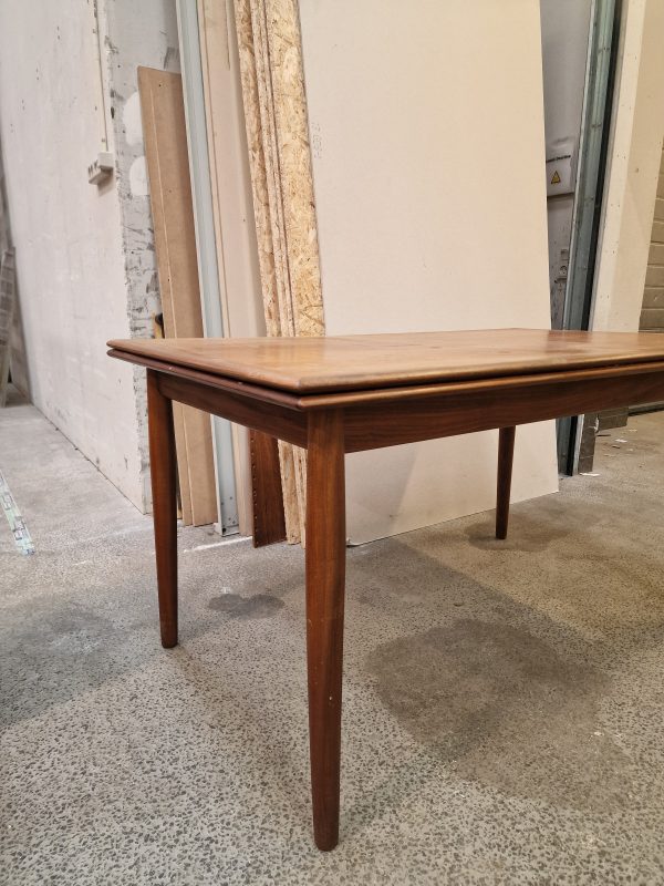 Spisebord med hollandsk udtræk, teak