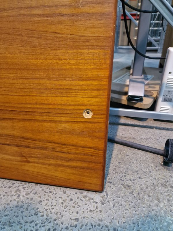 Spisebord med hollandsk udtræk, teak