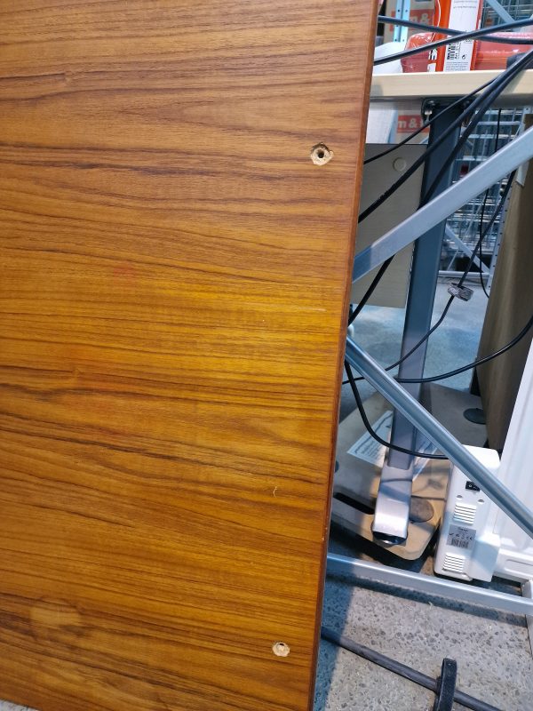 Spisebord med hollandsk udtræk, teak