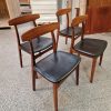 Fire spisestole, massiv palisander — billede 5