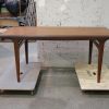 Uldum Møbelfabrik, Johannes Andersen  Spisebord i teak med tillægsplade af Johannes Andersen for fra Uldum Møbelfabrik — billede 2