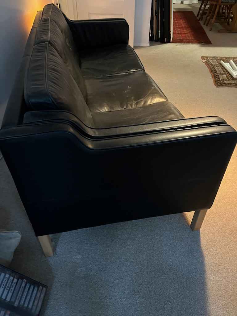 Stouby 3 pers sort Stouby sofa — billede 4