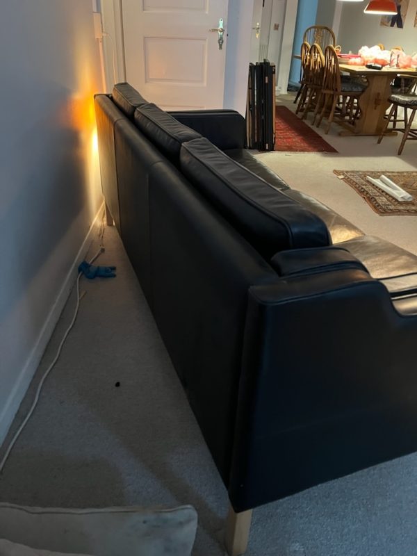 3 pers sort Stouby sofa