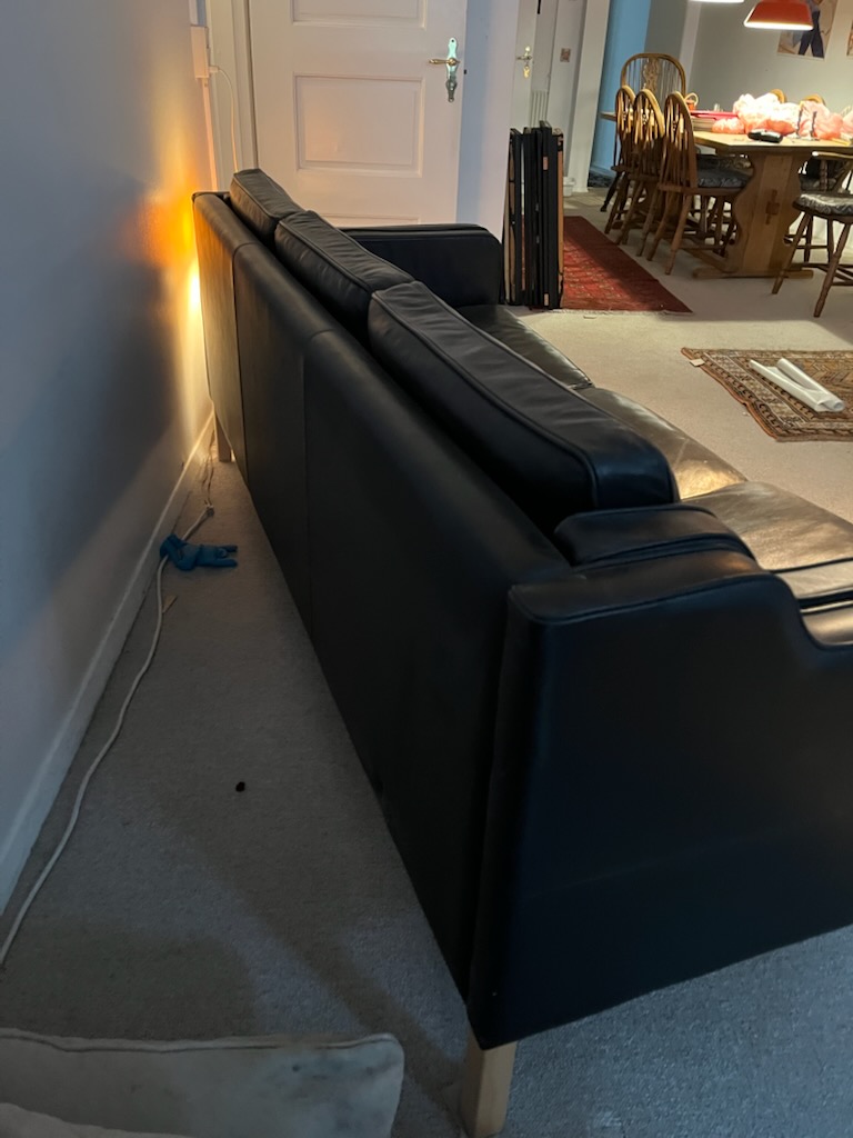 Stouby 3 pers sort Stouby sofa — billede 5