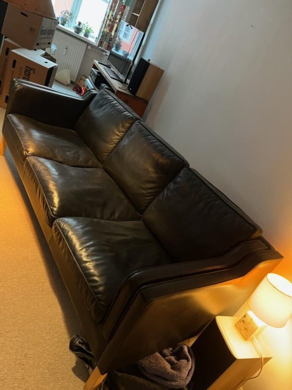 3 pers sort Stouby sofa