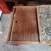 Haslev, Royal Copenhagen bar bord, sidebord, sofabord i palisander med kakler fra Royal Copenhagen — billede 3