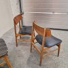 2×2 spisestole, teak