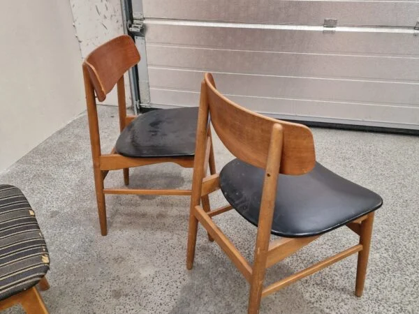 2×2 spisestole, teak — billede 10