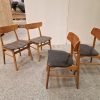 2×2 spisestole, teak