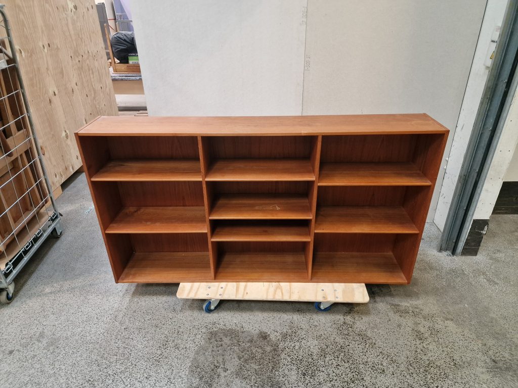 Bogreol-overdel, teak — billede 3
