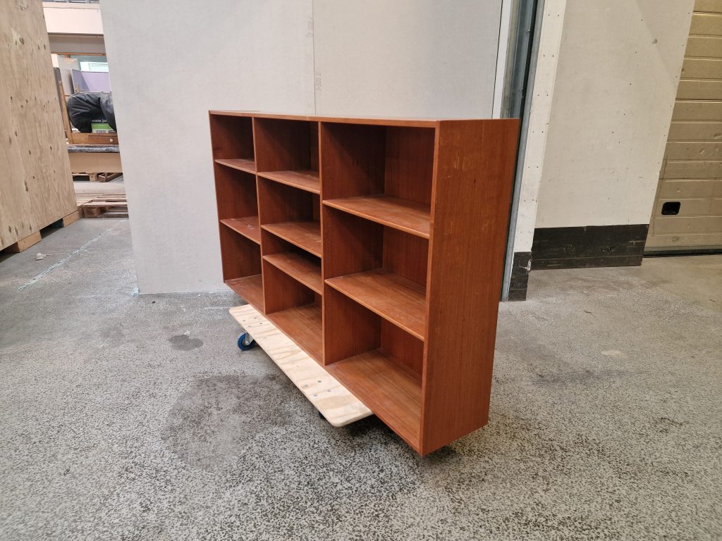 Bogreol-overdel, teak — billede 2