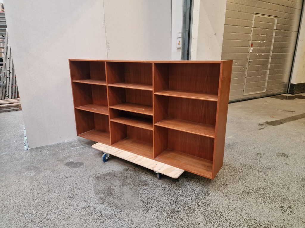 Bogreol-overdel, teak — billede 5
