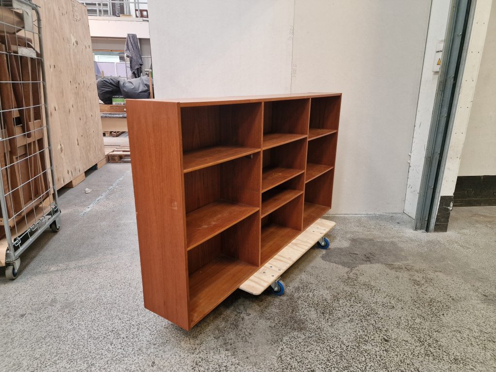Bogreol-overdel, teak — billede 4