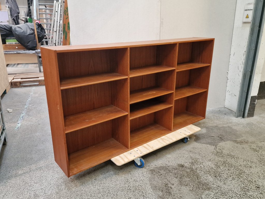 Bogreol-overdel, teak — billede 8