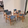 Henning Kjærnulf, model 317/318 4 stk Henning Kjærnulf armstole af teak model 317/318 — billede 6