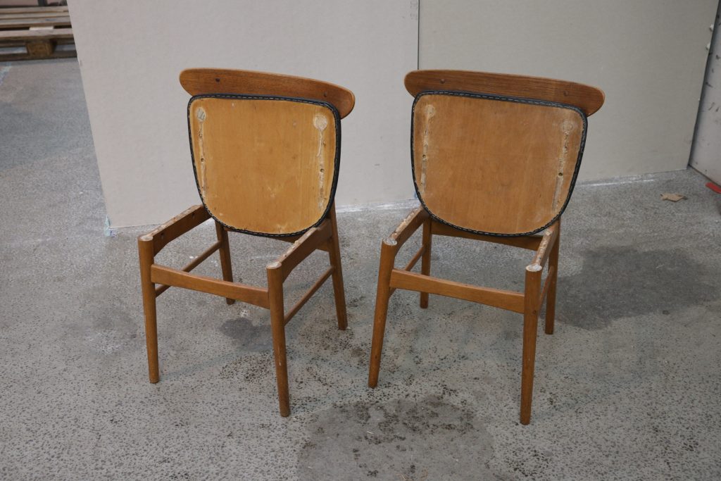 Farstrup model 210 To stk Farstrup model 210 med løse sæder, teak — billede 2