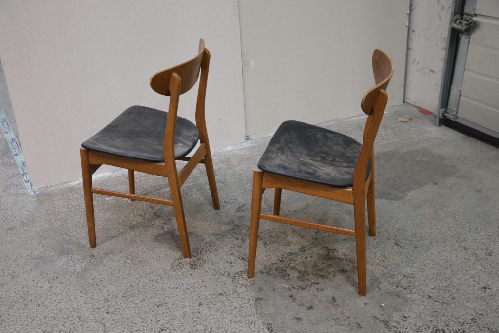 Farstrup model 210 To stk Farstrup model 210 med løse sæder, teak — billede 3