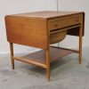 Sybord i massiv teaktræ og egetræ, GETAMA, Hans J. Wegner, model AT33