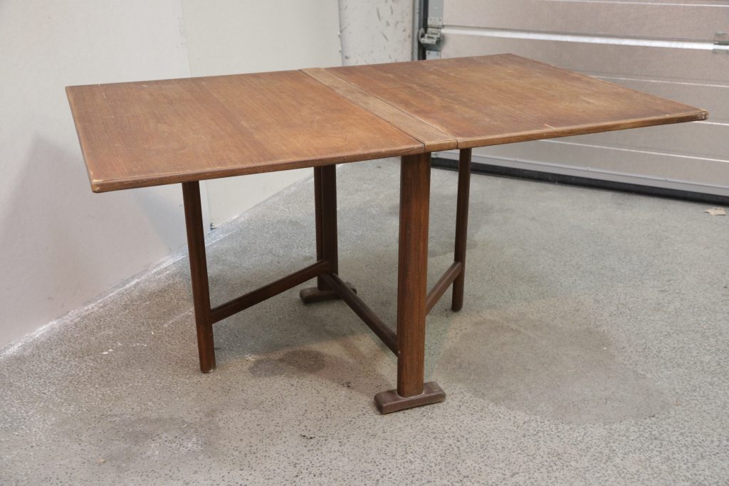 Spisebord i teak med gateleg — billede 9