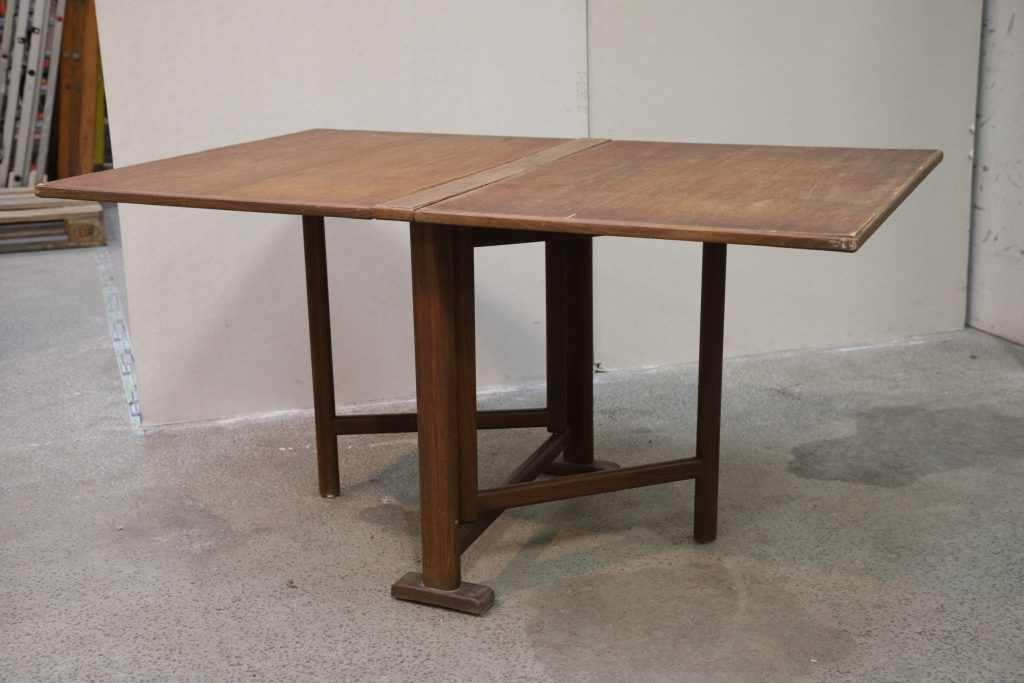 Spisebord i teak med gateleg — billede 12