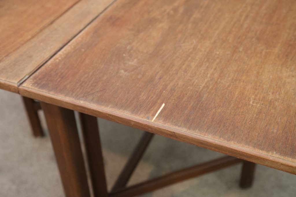 Spisebord i teak med gateleg — billede 14