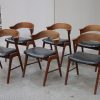 Kai Kristiansen model 32 Seks spisestole i teak, Kai Kristiansen model 32 — billede 2