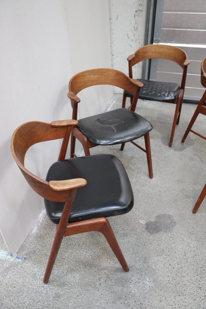 Kai Kristiansen model 32 Seks spisestole i teak, Kai Kristiansen model 32 — billede 3