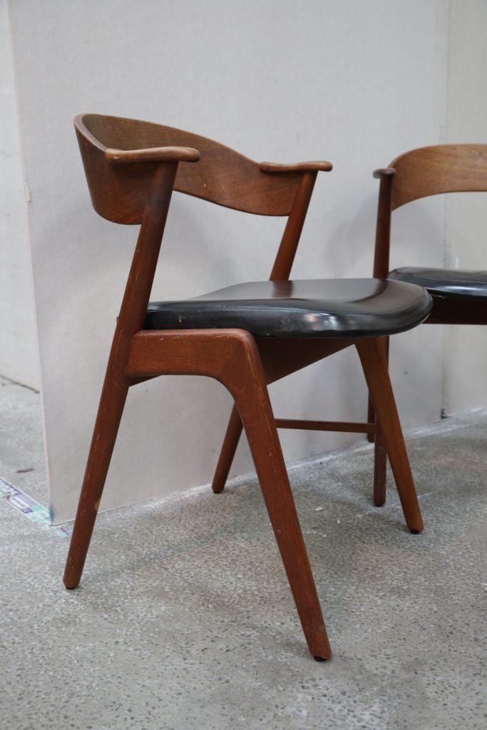 Kai Kristiansen model 32 Seks spisestole i teak, Kai Kristiansen model 32 — billede 6