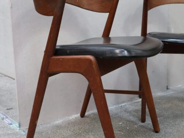 Kai Kristiansen model 32 Seks spisestole i teak, Kai Kristiansen model 32 — billede 6