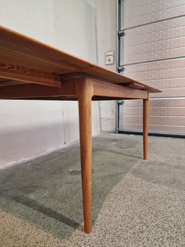 Spisebord i teak med hollandsk udtræk — billede 7