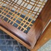 Sidebord med flethylde og skuffe, teak — billede 5