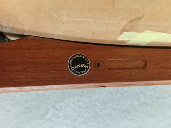 Armstol i massiv teak, Arne Vodder model 62A — billede 10