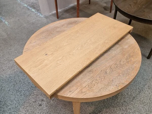 Severin Hansen model 42, Haslev Møbelfabrik Rundt spisebord med tillægsplade, egetræ, Severin Hansen model 42, Haslev Møbelfabrik — billede 11