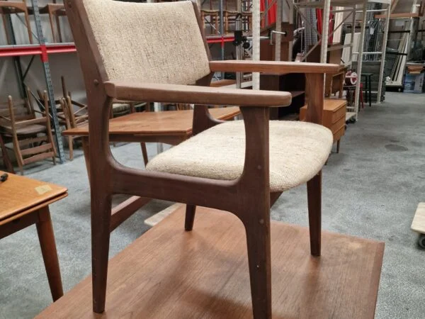 Armstol, massiv teak, Erik Buch