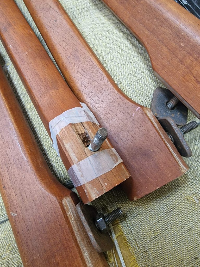 Rundt spisebord med to tillægsplader, Ø120, teak — billede 6