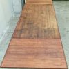 Spisebord med skjulte tillægsplader, teak