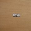 Nova 8 spisestole med sort læder, teak, Nova — billede 2