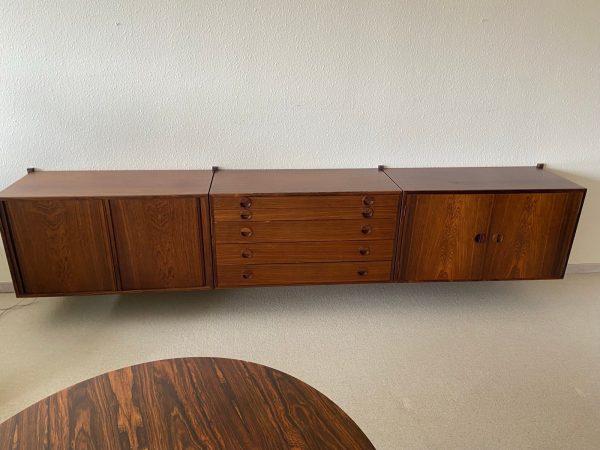 Tredelt væghængt skænk i palisander af Rud Thygesen & Johnny Sørensen for Hansen and Guldborg (HG Furniture)