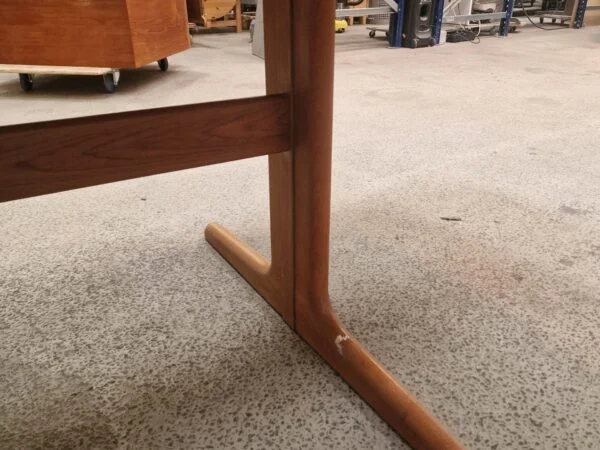 Skovby Ovalt spisebord i teak med to tillægsplader, Skovby — billede 13