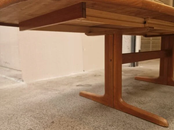 Skovby Ovalt spisebord i teak med to tillægsplader, Skovby — billede 18