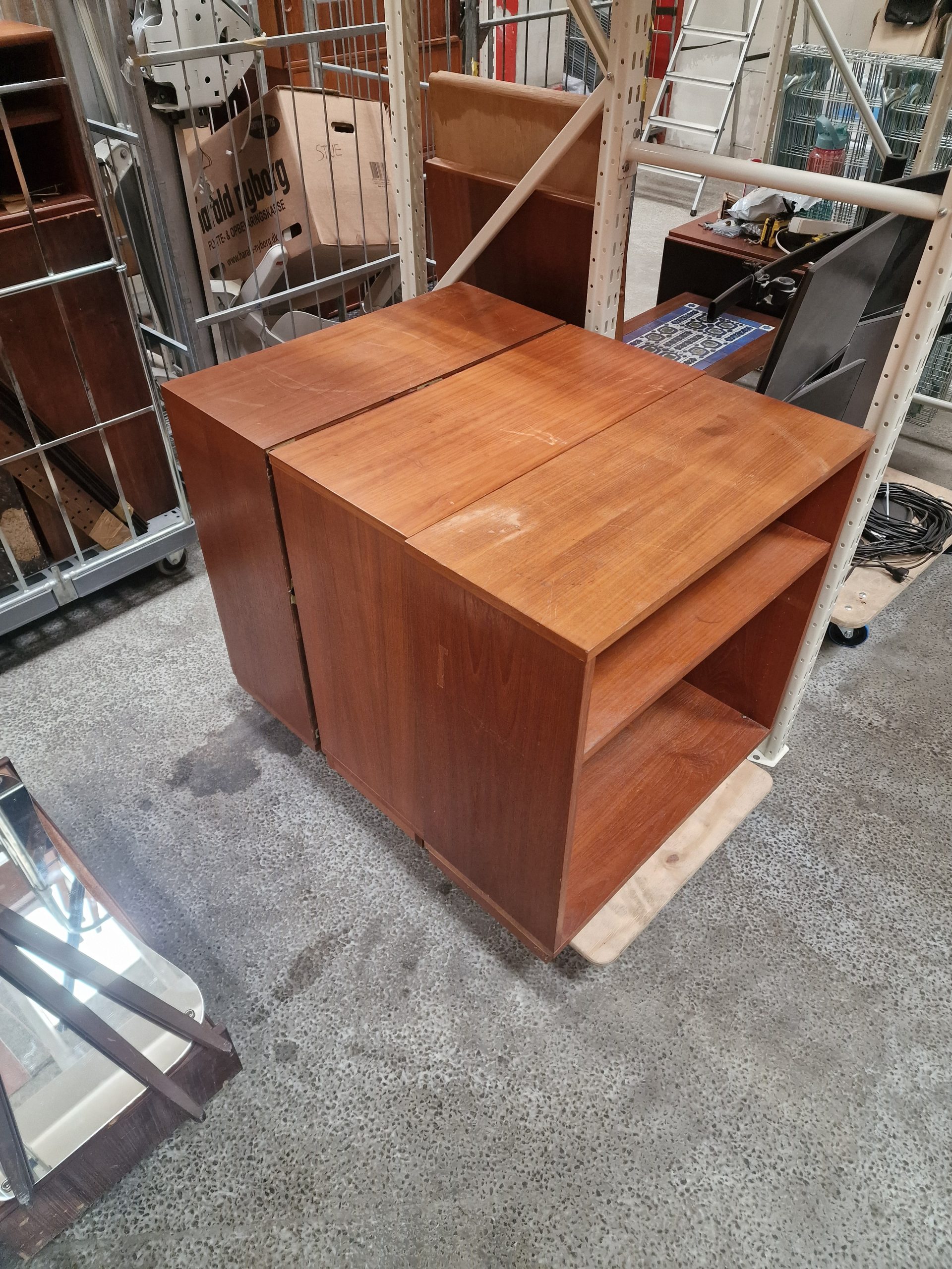 To små bogkasser, teak — billede 4