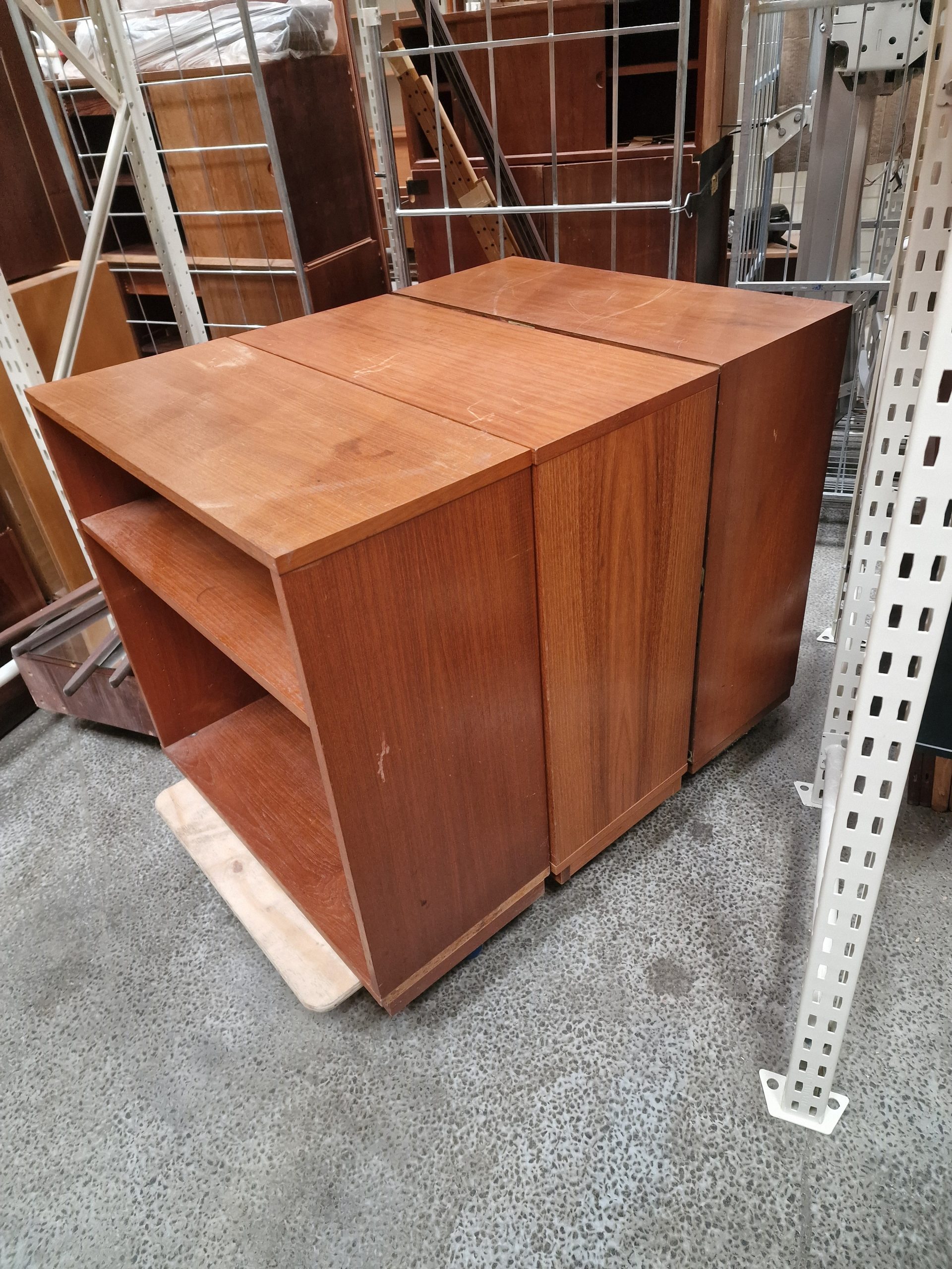 To små bogkasser, teak — billede 2
