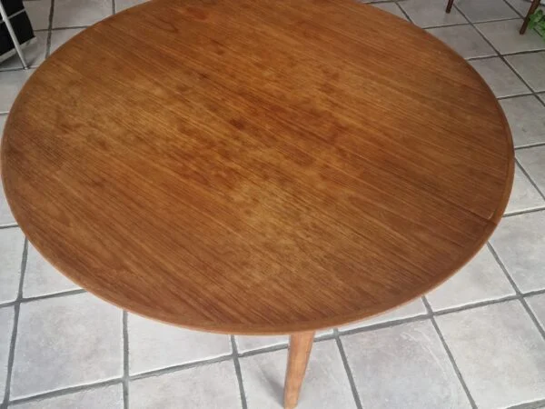 Ole Hald Ole Hald spisebord i teak med to tillægsplader, teak — billede 5