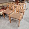 Skovmand & Andersen Fire spisestole i massiv egetræ af Skovmand & Andersen — billede 2